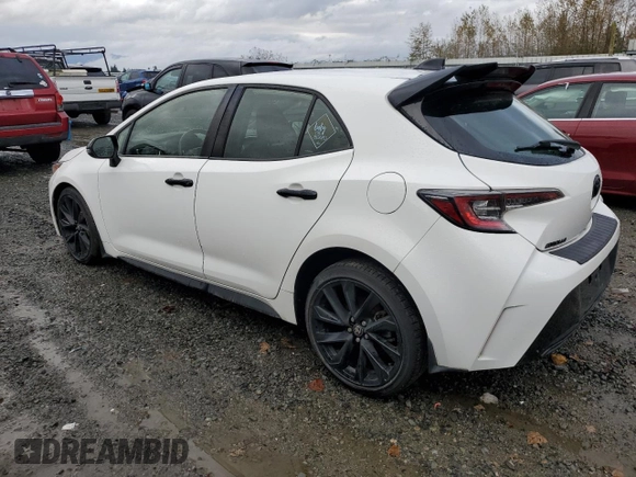 2020 Toyota Corolla Hatchback SE with VIN JTND4RBE3L3096613, listed as a Copart auction lot 76630074 with 64,261 mi miles and Clean Title. Bid and sale history available at carsss.com. Image 2.