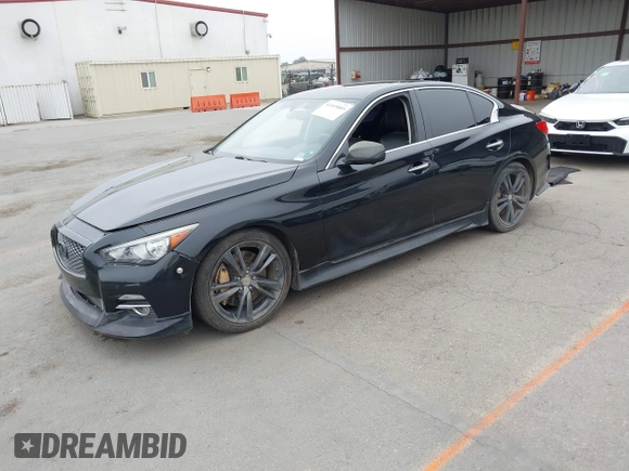 2017 Infiniti Q50 Premium z VIN JN1EV7AP3HM737356, wystawiony jako IAAI lot #42455005 z przebiegiem 92 524 mil mil oraz . Historia ofert i sprzedaży dostępna na DreamBid. Obrazek 19.