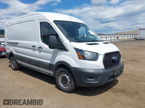 2023 Ford Transit Cargo z VIN 1FTBR1C89PKB34445, wystawiony jako IAAI lot #42414755 z przebiegiem 30 593 mil mil oraz . Historia ofert i sprzedaży dostępna na DreamBid. Obrazek 1.