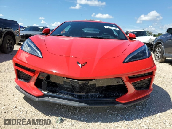 2020 Chevrolet Corvette 3LT with VIN 1G1Y82D49L5116656, listed as a Copart auction lot 74522944 with 0 mi miles and Salvage Title. Bid and sale history available at carsss.com. Image 5.