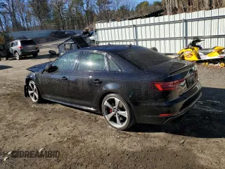 2019 Audi S4 Premium Plus with VIN WAUB4AF42KA034240, listed as a Copart auction lot 80744564 with 45,953 mi miles and Salvage Title. Bid and sale history available at carsss.com. Image 2.