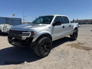 2014 Ford F-150 SVT Raptor with VIN 1FTFW1R67EFC35912, listed as a Copart auction lot 55183265 with 187,461 mi miles and Salvage Title. Bid and sale history available at carsss.com. Image 2.