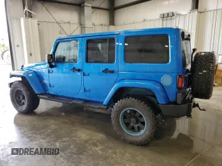 2015 Jeep Wrangler Unlimited Sahara with VIN 1C4BJWEG2FL727095, listed as a Copart auction lot 55088245 with 102,488 mi miles and Clean title. Bid and sale history available at DreamBid. Image 2.