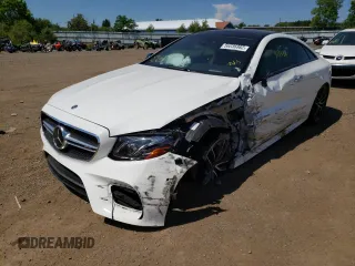 2019 Mercedes-Benz E-Class AMG E 53 with VIN WDD1J6BB1KF095998, listed as a Copart auction lot 56236982 with 33,337 mi miles and Salvage Title. Bid and sale history available at carsss.com. Image 2.