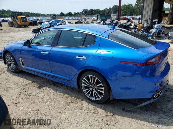 2018 Kia Stinger Premium with VIN KNAE25LA9J6037500, listed as a Copart auction lot 63330054 with 31,234 mi miles and Salvage Title. Bid and sale history available at DreamBid. Image 2.