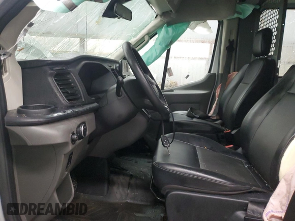 2021 Ford Transit Cargo with VIN 1FTBR1C89MKA71178, listed as a Copart auction lot 83775224 with 68,280 mi miles and Salvage Title. Bid and sale history available at DreamBid. Image 7.