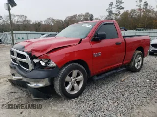 2013 Ram 1500 Tradesman with VIN 3C6JR6AG9DG515158, listed as a Copart auction lot 84843254 with 237,948 mi miles and Salvage title. Bid and sale history available at DreamBid. Image 1.