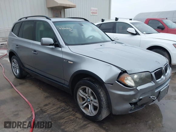 2006 BMW X3 3.0i with VIN WBXPA934X6WD28522, listed as a IAAI auction lot 41981963 with 175,076 mi miles. Bid and sale history available at carsss.com. Image 1.