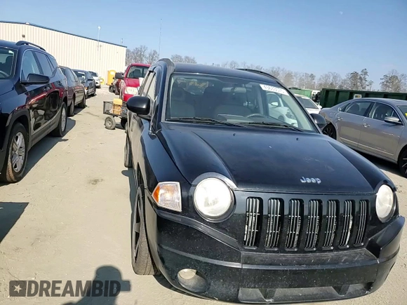 2007 Jeep Compass Sport with VIN 1J8FF47W07D217117, listed as a Copart auction lot 43633575 with 131,936 mi miles and Salvage Title. Bid and sale history available at carsss.com. Image 11.