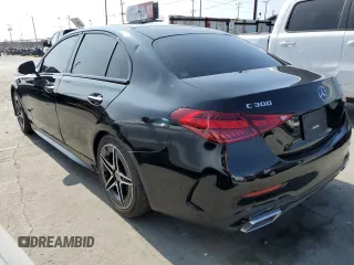 2024 Mercedes-Benz C 300 z VIN W1KAF4HB2RR190933, wystawiony jako Copart lot #62954185 z przebiegiem 2 745 mil mil oraz Szkoda całkowita • Salvage title. Historia ofert i sprzedaży dostępna na DreamBid. Obrazek 2.