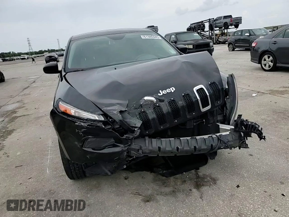 2015 Jeep Cherokee Sport with VIN 1C4PJLAB7FW517637, listed as a Copart auction lot 61385945 with 158,956 mi miles and Salvage title. Bid and sale history available at DreamBid. Image 14.