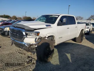 2020 Ram 1500 Laramie with VIN 1C6SRFJM6LN208434, listed as a Copart auction lot 89004015 with 64,786 mi miles and Salvage title. Bid and sale history available at DreamBid. Image 1.
