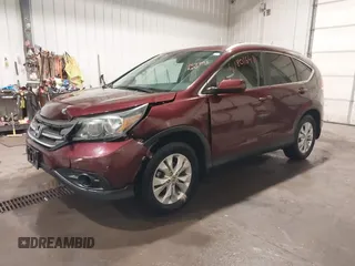 2013 Honda CR-V EX-L with VIN 5J6RM4H71DL087636, listed as a IAAI auction lot 41801641 with 147,795 mi miles. Bid and sale history available at carsss.com. Image 2.