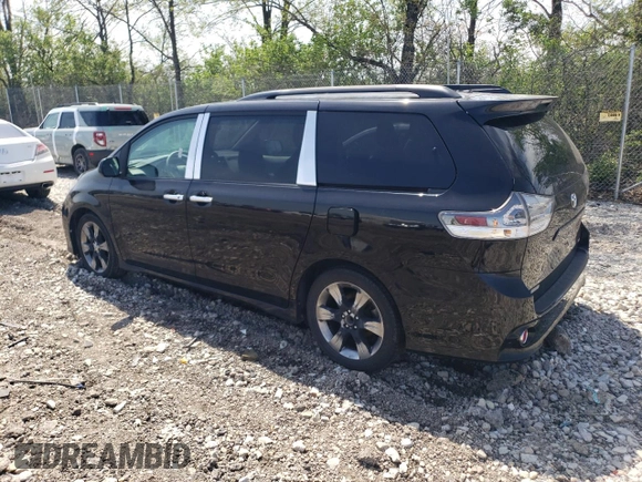 2011 Toyota Sienna SE with VIN 5TDXK3DC2BS119506, listed as a Copart auction lot 54506575 with 202,284 mi miles and Clean Title. Bid and sale history available at carsss.com. Image 2.