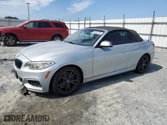 2017 BMW 2 Series M240i xDrive with VIN WBA2L3C34HV667706, listed as a Copart auction lot 68152784 with 77,788 mi miles and Salvage Title. Bid and sale history available at carsss.com. Image 1.