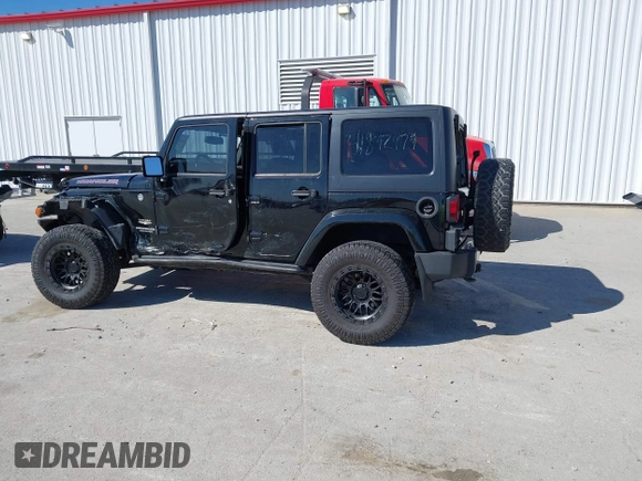 2013 Jeep Wrangler Unlimited Sahara with VIN 1C4BJWEG3DL617511, listed as a IAAI auction lot 41842979 with 149,980 mi miles and . Bid and sale history available at DreamBid. Image 14.