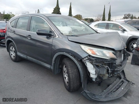 2015 Honda CR-V LX with VIN 3CZRM3H39FG706958, listed as a IAAI auction lot 41549880 with 85,567 mi miles. Bid and sale history available at carsss.com. Image 1.