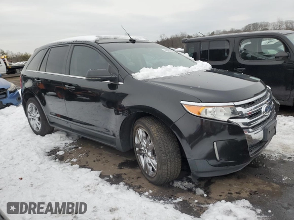 2012 Ford Edge Limited with VIN 2FMDK3K94CBA61570, listed as a Copart auction lot 44023295 with 124,945 mi miles and Salvage Title. Bid and sale history available at carsss.com. Image 4.