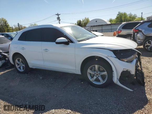 2022 Audi Q5 Premium with VIN WA1ABAFY8N2099612, listed as a Copart auction lot 53869445 with 32,603 mi miles and Salvage title. Bid and sale history available at DreamBid. Image 4.