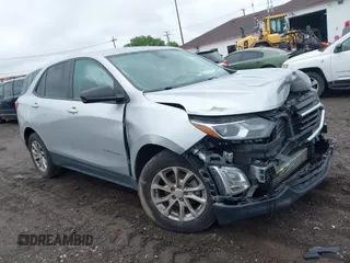 2021 Chevrolet Equinox LS with VIN 3GNAXHEV9MS115480, listed as a IAAI auction lot 42369518 with 96,206 mi miles and . Bid and sale history available at DreamBid. Image 1.