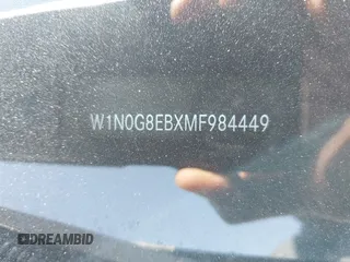 2021 Mercedes-Benz GLC 300 with VIN W1N0G8EBXMF984449, listed as a IAAI auction lot 42078933 with 35,857 mi miles and . Bid and sale history available at DreamBid. Image 16.