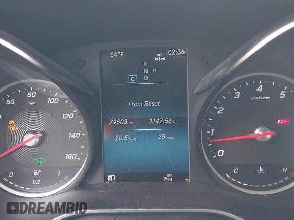 2020 Mercedes-Benz GLC 300 z VIN WDC0G8EB0LF687206, wystawiony jako IAAI lot #42155839 z przebiegiem 79 503 mil mil oraz . Historia ofert i sprzedaży dostępna na DreamBid. Obrazek 7.