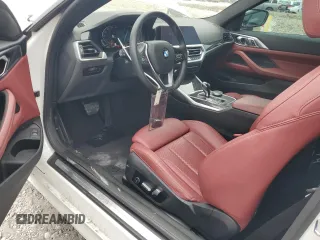 2023 BMW 4 Series 430i with VIN WBA53AP00PCL74865, listed as a Copart auction lot 89057895 with 9,000 mi miles and Salvage title. Bid and sale history available at DreamBid. Image 8.