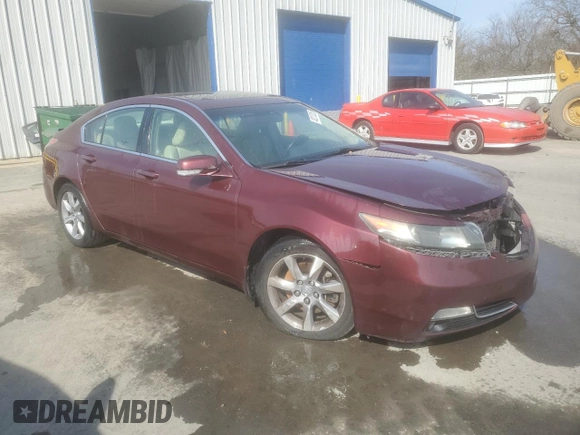 2012 Acura TL Tech Auto with VIN 19UUA8F52CA016636, listed as a Copart auction lot 48213325 with 228,869 mi miles and Salvage Title. Bid and sale history available at carsss.com. Image 4.