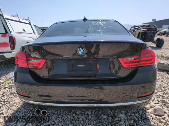 2014 BMW 4 Series 428i xDrive with VIN WBA3N5C5XEK197125, listed as a Copart auction lot 61823835 with 206,902 mi miles and Salvage title. Bid and sale history available at DreamBid. Image 6.