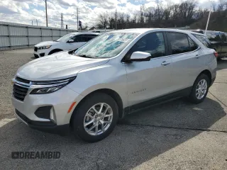 2022 Chevrolet Equinox LT with VIN 2GNAXTEVXN6133456, listed as a Copart auction lot 49887245 with 154,437 mi miles and Clean Title. Bid and sale history available at carsss.com. Image 1.