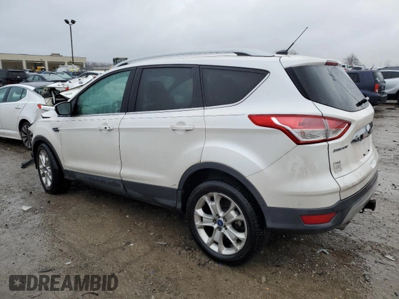 2015 Ford Escape Titanium with VIN 1FMCU0J94FUB45974, listed as a Copart auction lot 46824245 with 0 mi miles and Non Repairable. Bid and sale history available at carsss.com. Image 2.