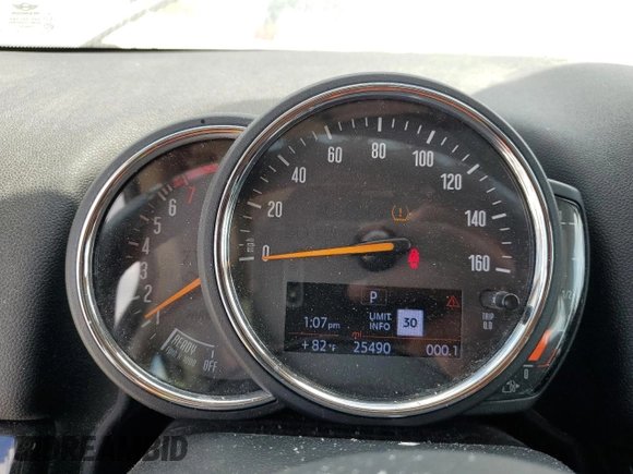 2020 MINI Countryman Cooper S with VIN WMZYW7C00L3M08829, listed as a Copart auction lot 47040025 with 25,490 mi miles and Salvage title. Bid and sale history available at DreamBid. Image 9.