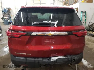 2023 Chevrolet Traverse LT Cloth with VIN 1GNEVGKW5PJ135178, listed as a Copart auction lot 44572535 with 54,727 mi miles and Salvage Title. Bid and sale history available at carsss.com. Image 6.