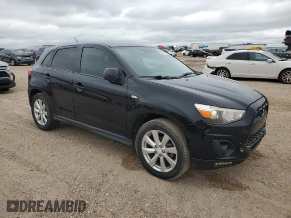 2014 Mitsubishi Outlander Sport ES with VIN 4A4AP3AU7EE005024, listed as a Copart auction lot 55307285 with 127,033 mi miles and Clean Title. Bid and sale history available at carsss.com. Image 4.