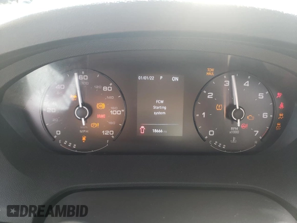 2023 Ram ProMaster Cargo with VIN 3C6MRVJG0PE501012, listed as a Copart auction lot 46146265 with 18,666 mi miles and Salvage Title. Bid and sale history available at DreamBid. Image 9.
