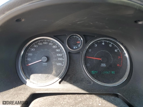 2010 Chevrolet Cobalt LT w/1LT with VIN 1G1AD5F57A7208239, listed as a Copart auction lot 52007885 with 119,967 mi miles and Salvage Title. Bid and sale history available at carsss.com. Image 9.