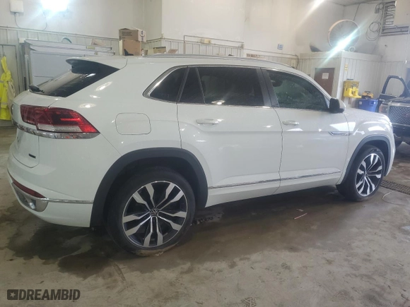 2021 Volkswagen Atlas Cross Sport 3.6L V6 SEL with VIN 1V2SE2CA5MC231585, listed as a Copart auction lot 72603994 with 57,001 mi miles and Salvage Title. Bid and sale history available at carsss.com. Image 3.