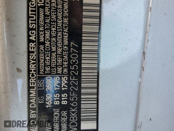 2002 Mercedes-Benz SLK 320 z VIN WDBKK65F22F253077, wystawiony jako Copart lot #50562985 z przebiegiem 152 195 mil mil oraz Szkoda całkowita • Salvage title. Historia ofert i sprzedaży dostępna na DreamBid. Obrazek 12.