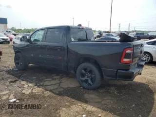 2019 Ram 1500 Big Horn with VIN 1C6SRFFT8KN710134, listed as a Copart auction lot 61553935 with 37,473 mi miles and Salvage title. Bid and sale history available at DreamBid. Image 2.
