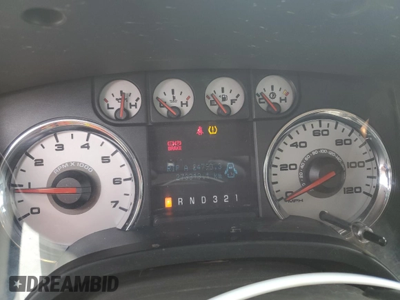 2009 Ford F-150 XL с VIN 1FTPW14V69FA77815, выставлен на аукционе Copart как лот 65020375 с пробегом 273 313 миль миль и Чистый • Clean title. История ставок и продаж доступна на DreamBid. Изображение 9.