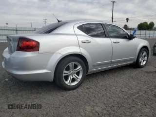 2012 Dodge Avenger SE with VIN 1C3CDZAB8CN154070, listed as a Copart auction lot 47322795 with 190,259 mi miles and Salvage Title. Bid and sale history available at DreamBid. Image 3.