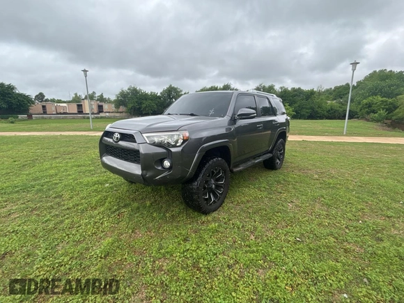 2018 Toyota 4Runner SR5 with VIN JTEBU5JR9J5557125, listed as a Copart auction lot 55256985 with 145,315 mi miles and Clean Title. Bid and sale history available at carsss.com. Image 2.