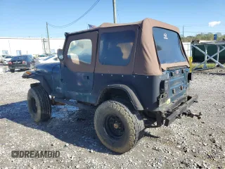 1995 Jeep Wrangler S with VIN 1J4FY19P8SP258828, listed as a Copart auction lot 81400024 with 165,662 mi miles and Salvage Title. Bid and sale history available at carsss.com. Image 2.