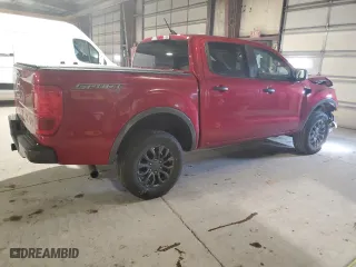 2020 Ford Ranger XL with VIN 1FTER4FHXLLA66526, listed as a Copart auction lot 48497245 with 50,117 mi miles and Salvage Title. Bid and sale history available at carsss.com. Image 3.