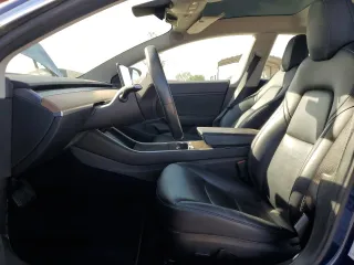 2018 Tesla Model 3 Long Range Battery with VIN 5YJ3E1EA6JF040351, listed as a Copart auction lot 52710835 with 89,360 mi miles and Salvage Title. Bid and sale history available at DreamBid. Image 7.
