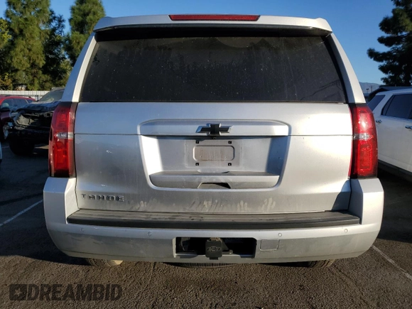 2020 Chevrolet Tahoe LS with VIN 1GNSCAKCXLR201067, listed as a Copart auction lot 78907264 with 122,630 mi miles and Salvage title. Bid and sale history available at DreamBid. Image 6.