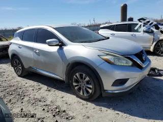 2015 Nissan Murano S with VIN 5N1AZ2MG5FN258082, listed as a Copart auction lot 46450735 with 182,051 mi miles and Salvage Title. Bid and sale history available at carsss.com. Image 4.