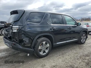 2025 Honda Pilot EX-L with VIN 5FNYG1H42SB072558, listed as a Copart auction lot 48052205 with 184 mi miles and Salvage Title. Bid and sale history available at carsss.com. Image 3.
