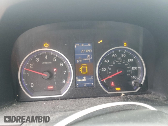 2011 Honda CR-V EX-L with VIN 5J6RE3H76BL038078, listed as a Copart auction lot 55316405 with 221,893 mi miles and Clean title. Bid and sale history available at DreamBid. Image 9.