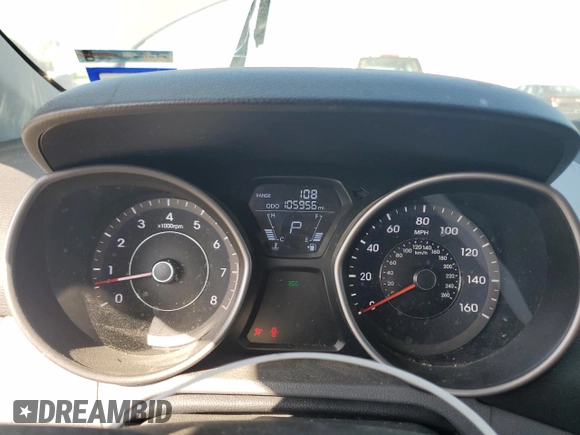 2013 Hyundai Elantra Limited with VIN 5NPDH4AE7DH202368, listed as a Copart auction lot 52707695 with 105,956 mi miles and Salvage Title. Bid and sale history available at DreamBid. Image 9.